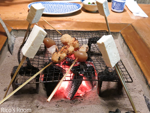R酒田市生石『大松家』にて囲炉裏炭焼き料理/田楽コースの巻♪