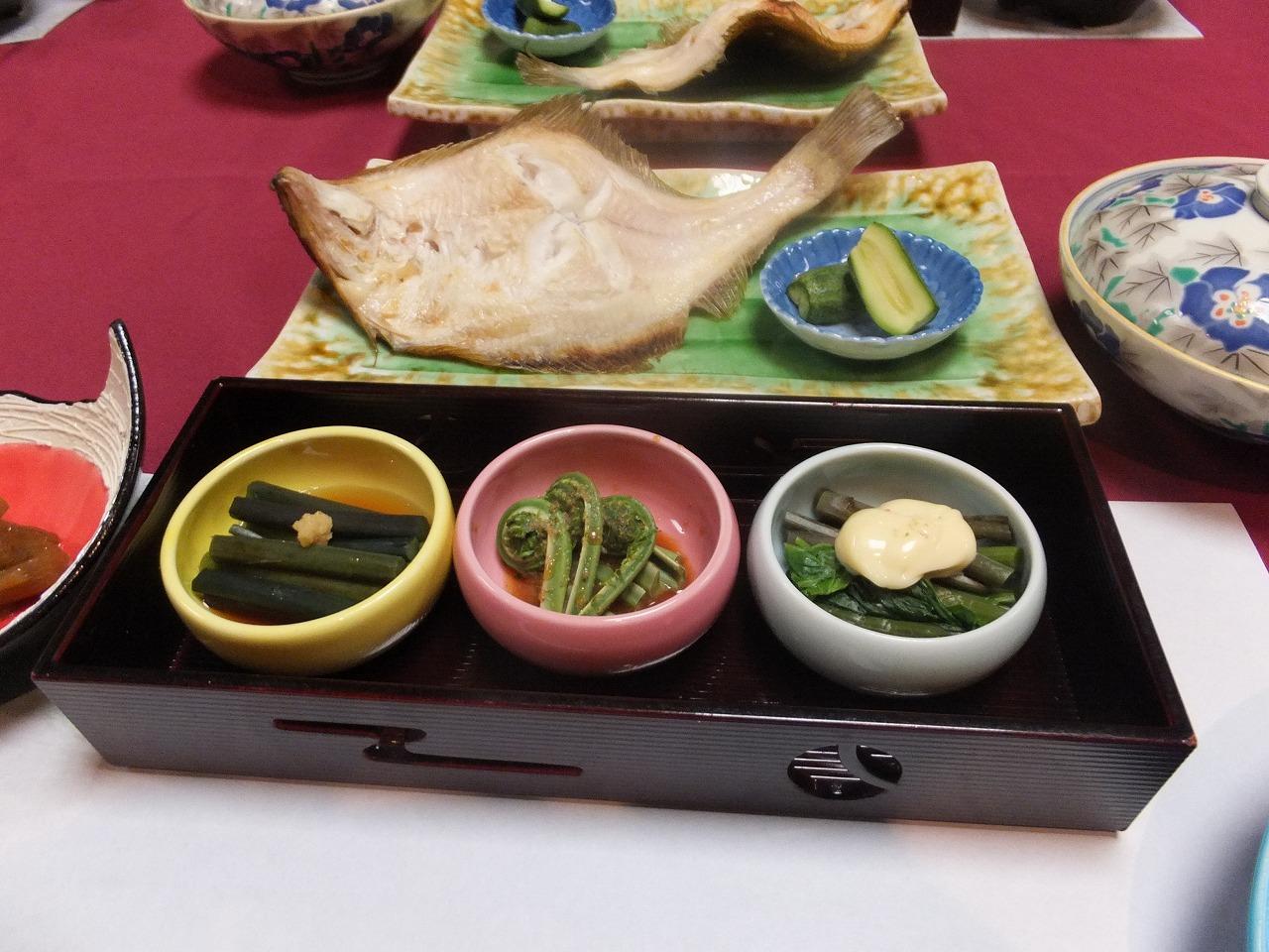 鶴岡で食べた口細カレイ