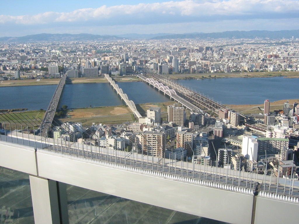 大阪の空中庭園展望台１７３メートルからの眺めは絶景