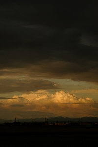 夕の空