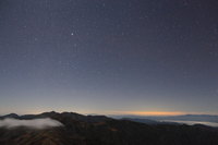以東岳からの夜空