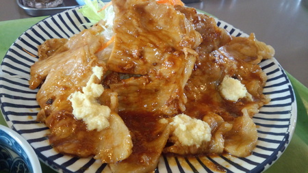生姜焼き定食♪