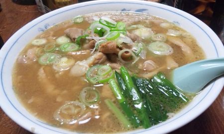もつ煮込みラーメン♪