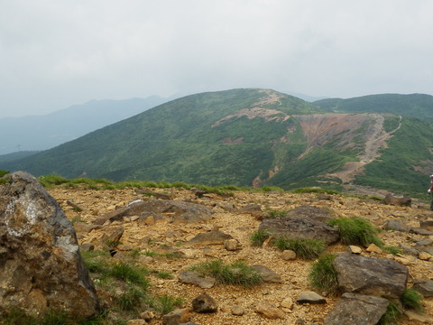 熊野岳(刈田岳・お釜・馬の背経由)