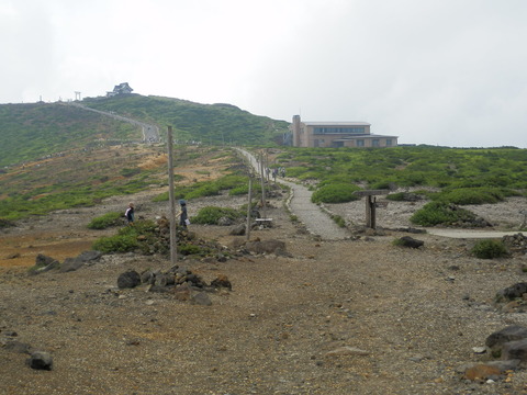 熊野岳(刈田岳・お釜・馬の背経由)