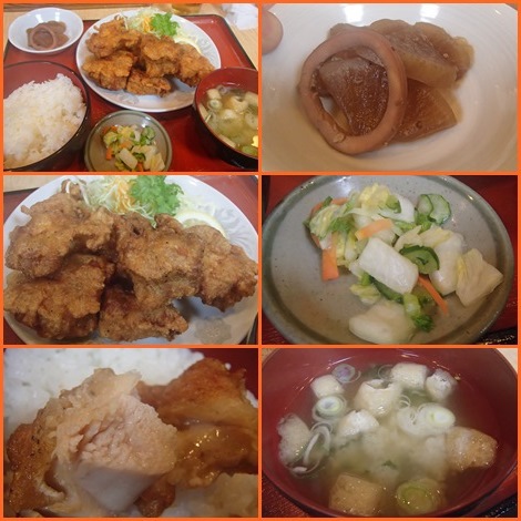 唐揚げ定食・中華飯店 紅蘭