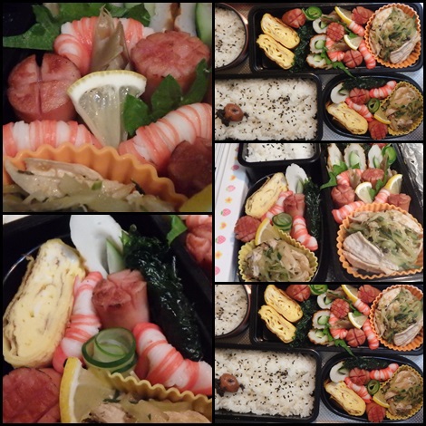 とり肉ときゅうりの梅サラダ・お弁当