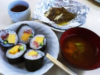 富士見小学校 第６学年親子レク 地魚料理教室