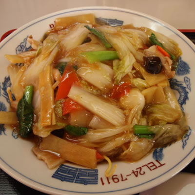 五目揚げ焼きそば・味好本店・あじよし