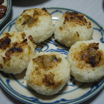 ばんけ味噌焼きおにぎり