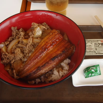 キン肉マン祭り・うな牛・すき家
