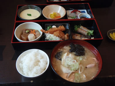 稀澄(きすみ)・1日20食限定の松花堂弁当・酒田