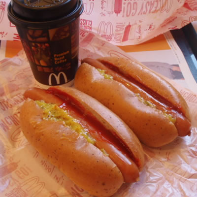 マックホットドッグクラシック・カロリー