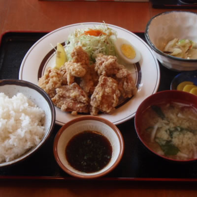 とり唐揚げ定食(油淋鶏)・ごはん職人六兵衛
