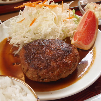 ハンバーグ定食・レバニラ定食・そらまめ食堂