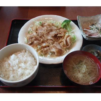 生姜焼き定食・ごはん職人六兵衛