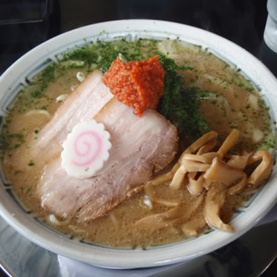 からし味噌ラーメン・ラーメン萬人(まんにん)・庄内町・余目