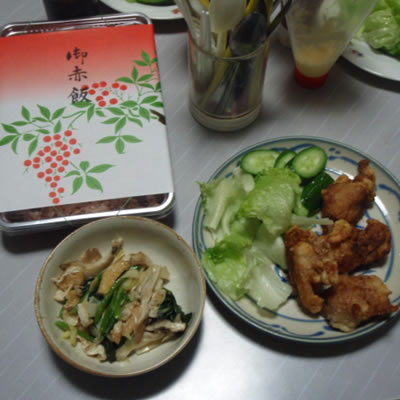 ガーリックがきいている「塩味のから揚げ」