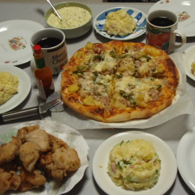 お祝ピザ