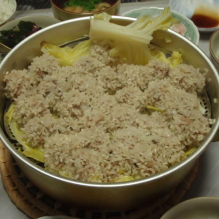 真珠蒸し