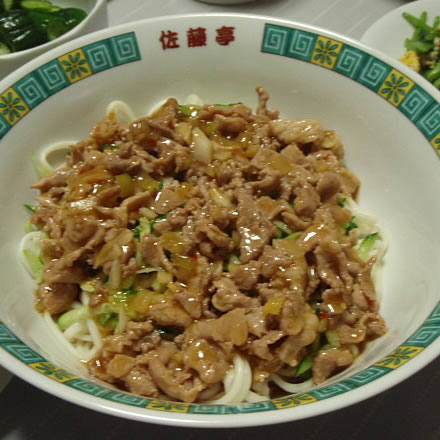 ジャージャー麺・中麺・甜面醤・豆板醤