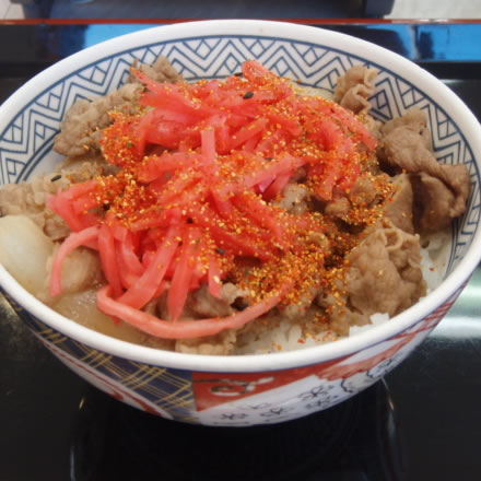朝吉野家・牛丼並盛