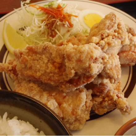 とり唐揚げ定食・ごはん職人六兵衛