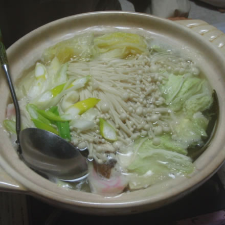具だくさん湯豆腐