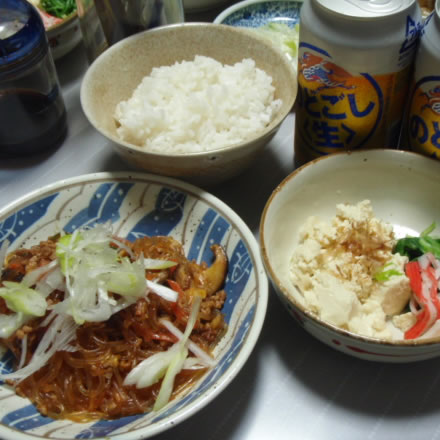 麻婆春雨・マーボーはるさめ・豆板醤