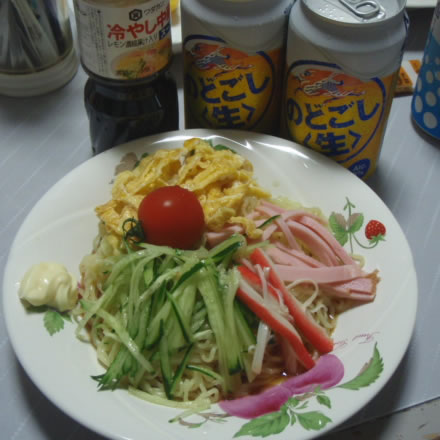 冷やし中華・新じゃがいも・じゃがバター・ゆずマーマレード×ヨーグルト