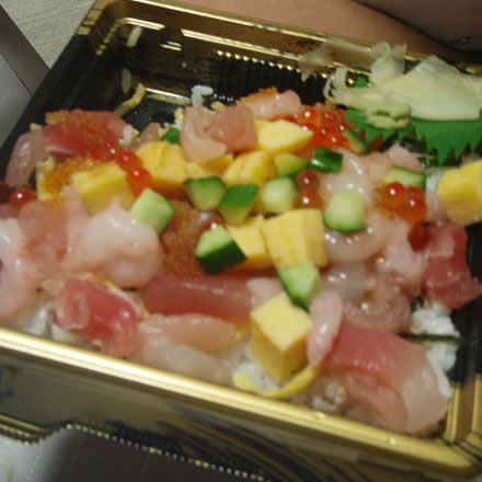 お弁当・天丼・ちらし寿司・焼鳥・ネギチャーシュー・カルパッチョ