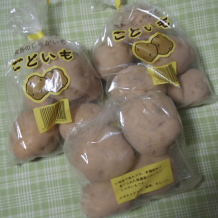 飛島産・ごどいもの威力・茄子の中華炒め