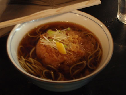 かんだやぶそば・せいろうそば・かも南ばんそば・てんぷらそば