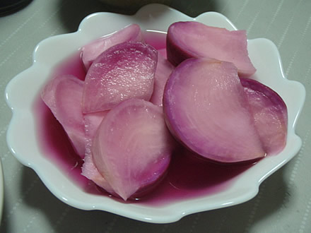 ポトフ・温海かぶ切り漬け・舞茸天・唐揚げ