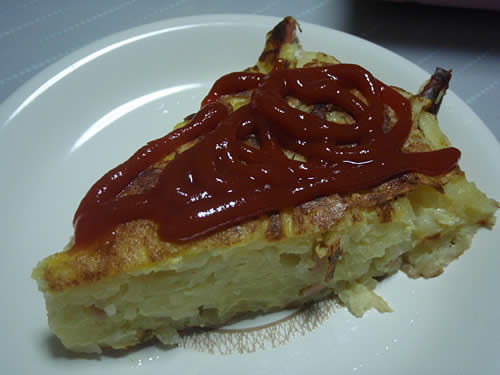 豚キムチ鍋・細切りじゃがいものお焼き