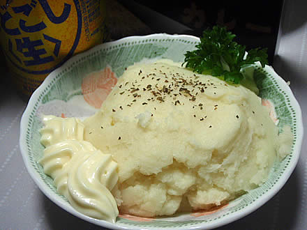 にいがた地鶏カレー・マッシュポテト・子漬け・こづけ・寒だら汁