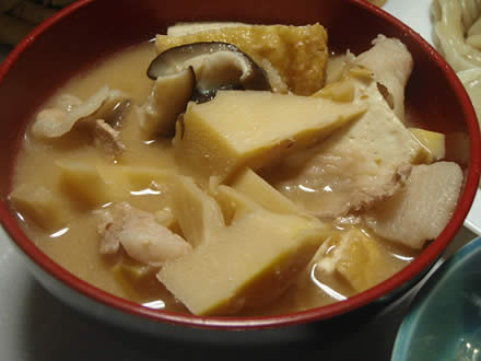 ラディッシュ・韓国手作り肉餃子・孟宗汁・ところてん