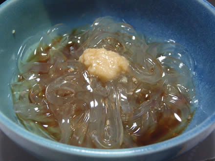 ラディッシュ・韓国手作り肉餃子・孟宗汁・ところてん
