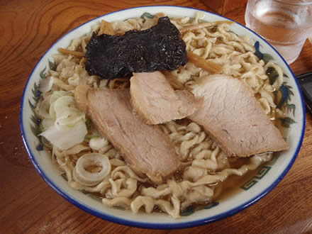中華そば・小盛り・脂抜き・ケンチャンラーメン酒田本店