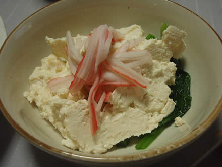 冷やし中華はじめました・豆腐サラダ