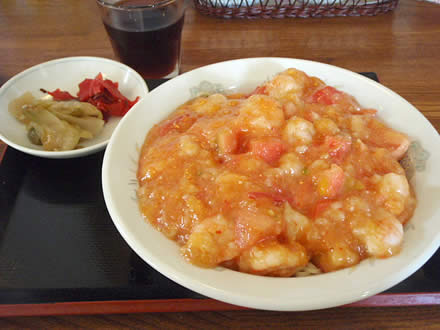 [限定品]エビとトマトの冷やし麺・夏季限定・中華料理歓館