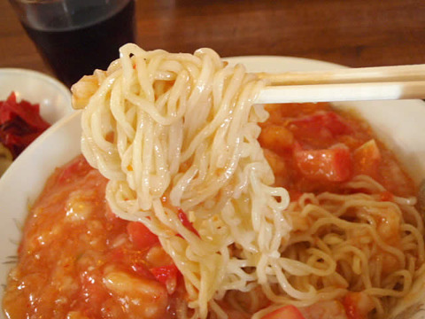 [限定品]エビとトマトの冷やし麺・夏季限定・中華料理歓館
