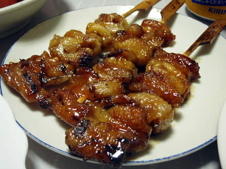 オクラ・みょうが・長芋・焼鳥・ピーマンと筍と豚肉の炒め物・炒飯・幸水梨
