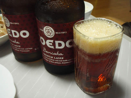 鼠ヶ関産ちだい・金糸かぼちゃ・中華くらげ・梨屋粕漬・コエドビール紅赤