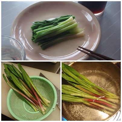 行者にんにくのおひたし