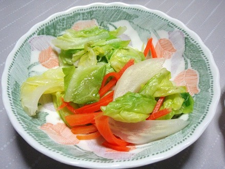 豚生姜焼き・温野菜サラダ