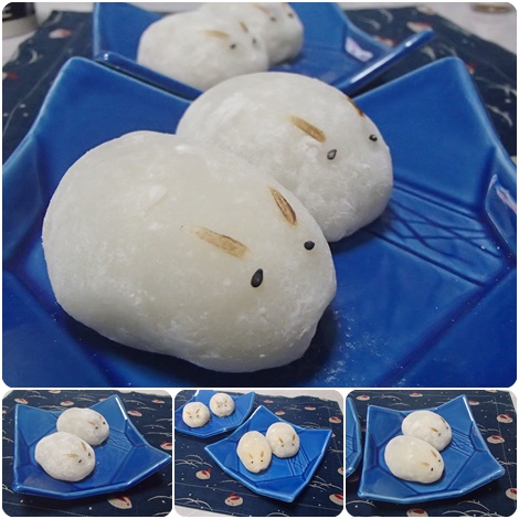 お月見うさぎ団子