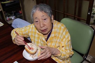 焼塩辛バーガー
